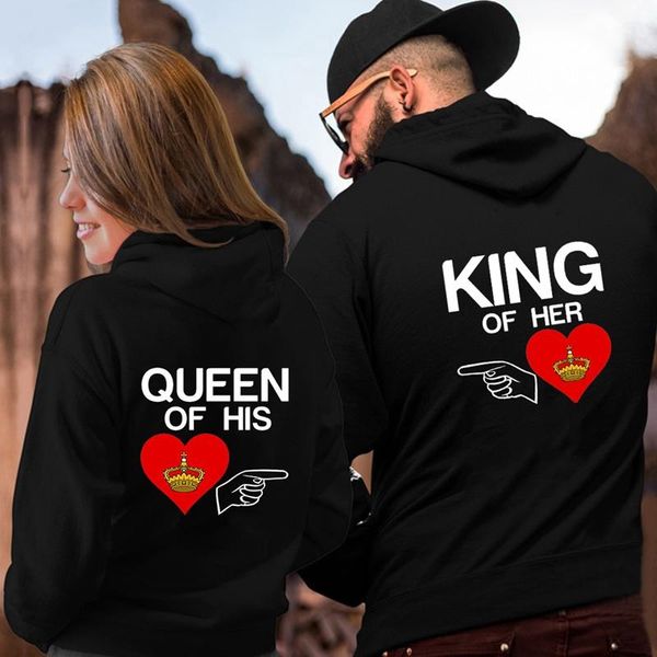women's hoodies & sweatshirts chritsmas costumes queen of his heart king her women men lovers sweatshirt couples couple, Black
women's hoodies & sweatshirts chritsmas costumes queen of his heart king her women men lovers sweatshirt couples couple, Black