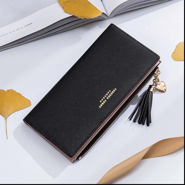 tassel wallet women long cute leather wallets zipper portefeuille female purse clutch cartera mujer, Red;black
tassel wallet women long cute leather wallets zipper portefeuille female purse clutch cartera mujer, Red;black