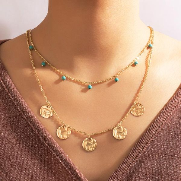 chains tocona boho bead wafer tassel chain choker bohemian necklace for women gold multilayer sweater adustable jewelry collar 17745, Silver
chains tocona boho bead wafer tassel chain choker bohemian necklace for women gold multilayer sweater adustable jewelry collar 17745, Silver