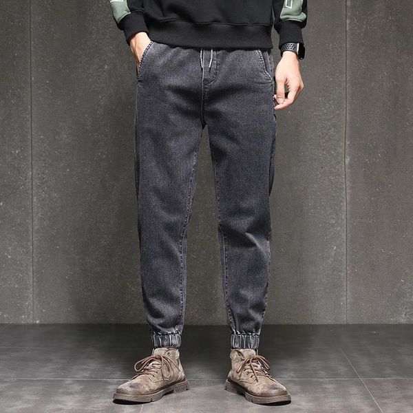 men's jeans trendy spring and autumn men loose nine-point beam tooling harem trousers zhus, Blue
men's jeans trendy spring and autumn men loose nine-point beam tooling harem trousers zhus, Blue