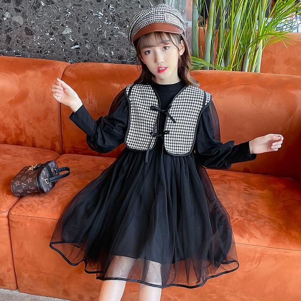 girl's dresses girls dress mesh spring autumn kids long sleeve with vest princess cotton for teenager 4-14 years old, Red;yellow
girl's dresses girls dress mesh spring autumn kids long sleeve with vest princess cotton for teenager 4-14 years old, Red;yellow