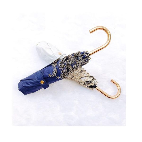 umbrellas 180g sunscreen super light woman's small umbrella hook handle cute windproof and rainproof embroidery lace parapluie
umbrellas 180g sunscreen super light woman's small umbrella hook handle cute windproof and rainproof embroidery lace parapluie