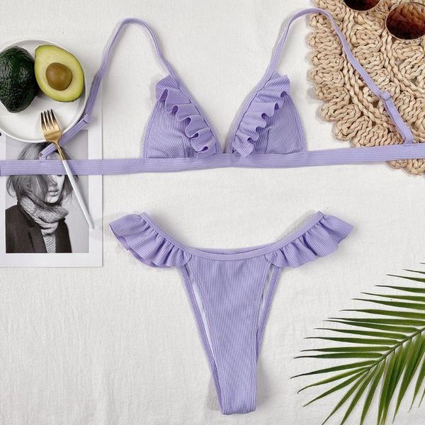 1set floral ruffled hem bikini women v-neck high-waisted suit supplies piece swimsuit beach bathing girl swimwear 2021 t5g0 one-piece suits
1set floral ruffled hem bikini women v-neck high-waisted suit supplies piece swimsuit beach bathing girl swimwear 2021 t5g0 one-piece suits