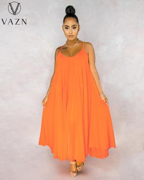 casual dresses vazn 2021 summer ladies fashion street temperament elegant pure color loose large size sleeveless long dress, Black;gray
casual dresses vazn 2021 summer ladies fashion street temperament elegant pure color loose large size sleeveless long dress, Black;gray