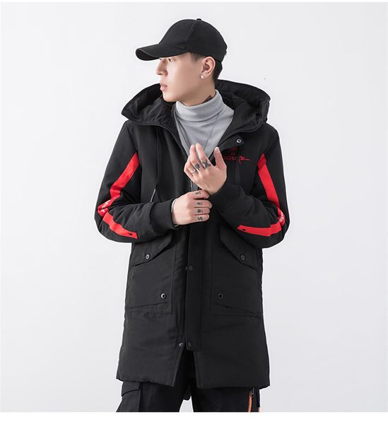 Men's Down & Designer Embroidery Mens Parkas Fashion Striped Panelled Thick Winter Jacket Big Pocket Long Sleeve Casual Clothes, Black
Men's Down & Designer Embroidery Mens Parkas Fashion Striped Panelled Thick Winter Jacket Big Pocket Long Sleeve Casual Clothes, Black