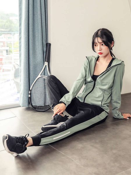 tracksuits loose mountain climbing matcha green tennis sports suit leisure two piece gym autumn badminton women's wear z9jz, Gray
tracksuits loose mountain climbing matcha green tennis sports suit leisure two piece gym autumn badminton women's wear z9jz, Gray