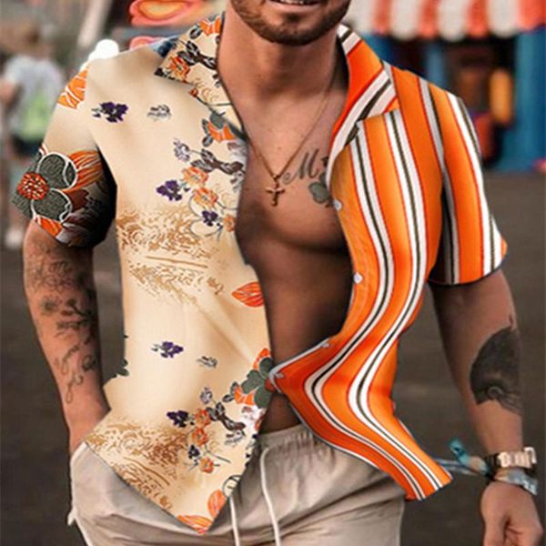 men's casual shirts scotland style mens ethnic printed stand collar stripe joint short sleeve loose henley shirt hawaiian s-3xl, White;black
men's casual shirts scotland style mens ethnic printed stand collar stripe joint short sleeve loose henley shirt hawaiian s-3xl, White;black
