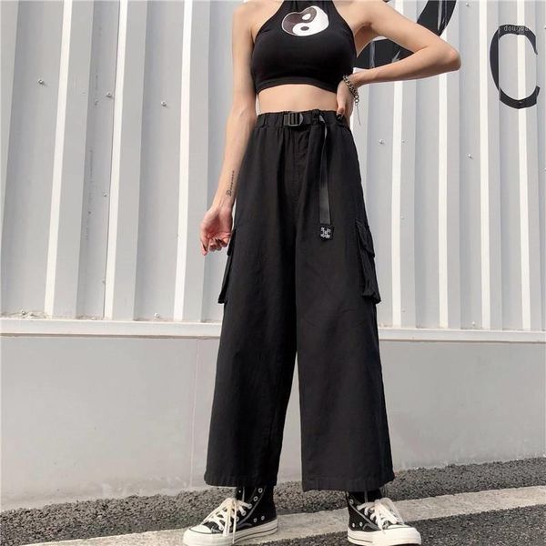 streetwear japan style womens pants casual cargo joggers ulzzang chic pockets high waist female trousers funny women's & capris, Black;white
streetwear japan style womens pants casual cargo joggers ulzzang chic pockets high waist female trousers funny women's & capris, Black;white