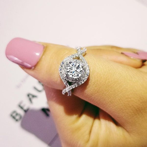 cluster rings original real fashion 925 sterling silver women wedding ring engagement handmade ladies round r4368s, Golden;silver
cluster rings original real fashion 925 sterling silver women wedding ring engagement handmade ladies round r4368s, Golden;silver