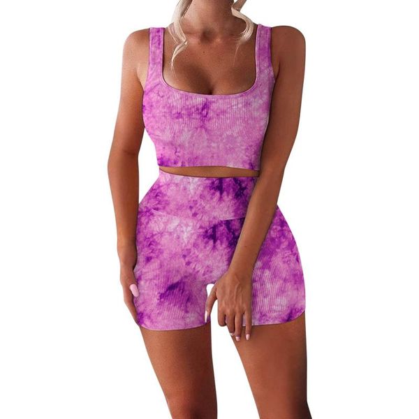 yoga outfit ribbed set tie-dye sport outfits sleeveless bra high waist shorts fitness suits seamless workout sets de a20
yoga outfit ribbed set tie-dye sport outfits sleeveless bra high waist shorts fitness suits seamless workout sets de a20