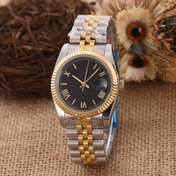 wristwatches mes watch automatic mechanical sapphire glass stainless steel fashion gold black white men watches 36mm, Slivery;brown
wristwatches mes watch automatic mechanical sapphire glass stainless steel fashion gold black white men watches 36mm, Slivery;brown