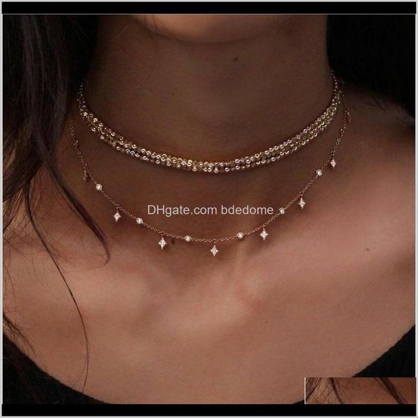 chokers necklaces & pendants jewelry drop delivery 2021 multi layers necklace three layer bead choker alloy star pendant with crystal gold p, Golden;silver
chokers necklaces & pendants jewelry drop delivery 2021 multi layers necklace three layer bead choker alloy star pendant with crystal gold p, Golden;silver