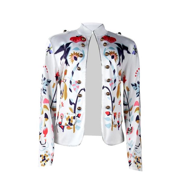 women's jackets douhoow floral printed jacket 2021 autumn winter long sleeve fashionable elegant weekend coats, Black;brown
women's jackets douhoow floral printed jacket 2021 autumn winter long sleeve fashionable elegant weekend coats, Black;brown