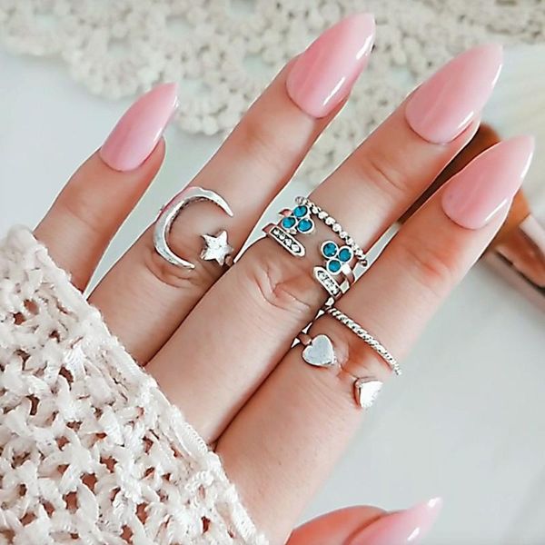 wedding rings 6-piece set bohemia series retro ring geometric transparent crystal medieval open ladies gift, Slivery;golden
wedding rings 6-piece set bohemia series retro ring geometric transparent crystal medieval open ladies gift, Slivery;golden