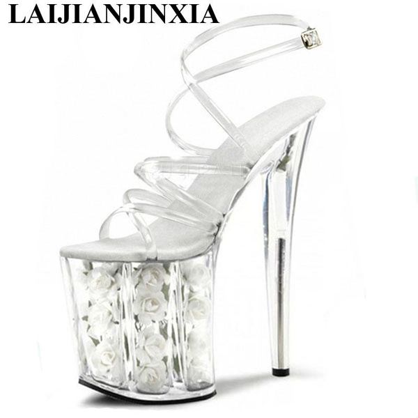 women's shoes platform 20cm ultra high heels steel pipe dance sandals fashion thin pumps, Black
women's shoes platform 20cm ultra high heels steel pipe dance sandals fashion thin pumps, Black