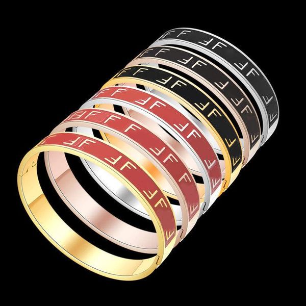 bangle f enamel for women jewelry luxury couple gift design gold bracelet fashion style, Black
bangle f enamel for women jewelry luxury couple gift design gold bracelet fashion style, Black