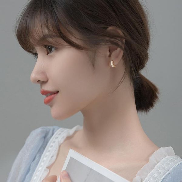 hoop & huggie small 18k gold authentic 925 sterling silver jewelry double rows cz set circle earrings ear bone piercing c-g8951, Golden;silver
hoop & huggie small 18k gold authentic 925 sterling silver jewelry double rows cz set circle earrings ear bone piercing c-g8951, Golden;silver