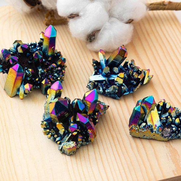 decorative objects & figurines natural plating colorful crystal cluster feng shui ornaments deskdecoration column rock mineral specimen
decorative objects & figurines natural plating colorful crystal cluster feng shui ornaments deskdecoration column rock mineral specimen