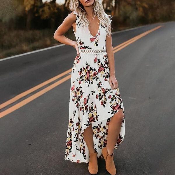 casual dresses 2021woman dress elegant sleeveless v neck floral print irregular hem backless long ankle-length tank women summer beach, Black;gray
casual dresses 2021woman dress elegant sleeveless v neck floral print irregular hem backless long ankle-length tank women summer beach, Black;gray
