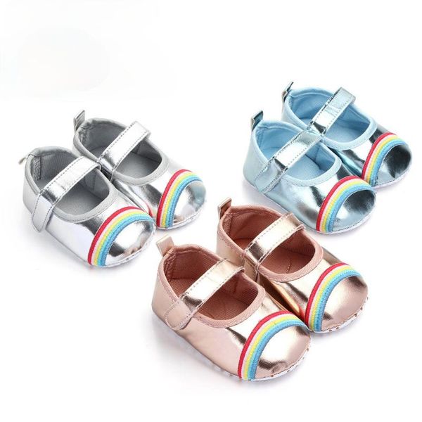 baby shoes girl fashion rainbow pu bright leather toddler for born non-slip soft sole princess first walkers
baby shoes girl fashion rainbow pu bright leather toddler for born non-slip soft sole princess first walkers