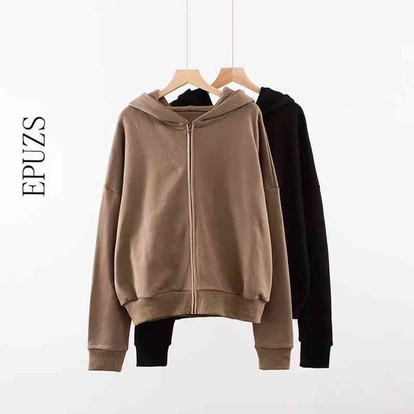 zipper hooded hoodies women sweatshirt long sleeve thick loose cardigan coat casual plus size hoodies 210430, Black
zipper hooded hoodies women sweatshirt long sleeve thick loose cardigan coat casual plus size hoodies 210430, Black