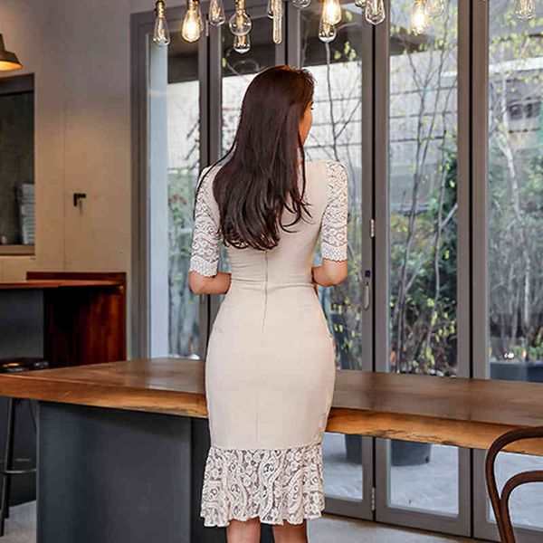 dresses lace women fashion summer bodycon elegant ladies v neck half sleeve patchwork ruffles casual work party, Black;gray
dresses lace women fashion summer bodycon elegant ladies v neck half sleeve patchwork ruffles casual work party, Black;gray