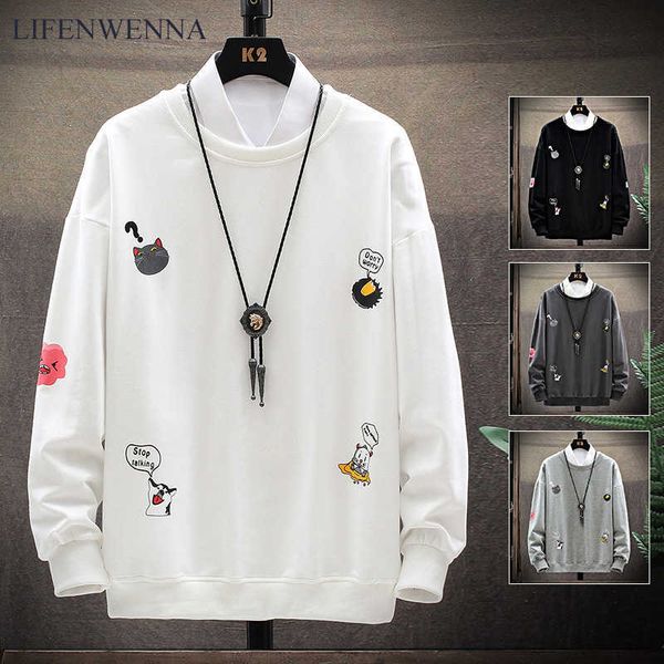 lifenwenna hip hop sweatshirts men's autumn fashion print streetwear sweatshirt for men korean harajuku oversize sweatshirts 3xl 210528, Black
lifenwenna hip hop sweatshirts men's autumn fashion print streetwear sweatshirt for men korean harajuku oversize sweatshirts 3xl 210528, Black
