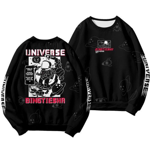 men's hoodies & sweatshirts universe astronaut printed spring autumn couple women men casual harajuku loose pullovers o-neck oversized, Black
men's hoodies & sweatshirts universe astronaut printed spring autumn couple women men casual harajuku loose pullovers o-neck oversized, Black