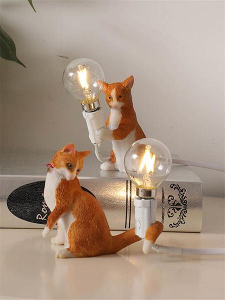 table lamps nordic cute cat resin bedroom living room cabinet lights children's birthday gift christmas deco fixtures
table lamps nordic cute cat resin bedroom living room cabinet lights children's birthday gift christmas deco fixtures
