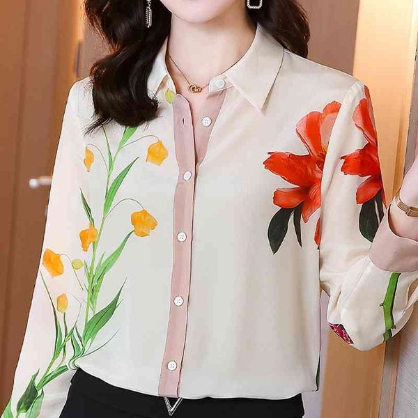 blouses femme long sleeve blouse women blusas mujer de moda turn down collar print chiffon blouse shirt blusas e690 210602, White
blouses femme long sleeve blouse women blusas mujer de moda turn down collar print chiffon blouse shirt blusas e690 210602, White