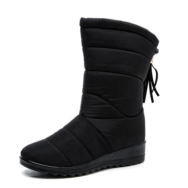 2021 winter boots women winter shoes mid-calf waterproof snow boots wedges warm fur female boots shoes woman footwear tassel winter shoes 1, Black
2021 winter boots women winter shoes mid-calf waterproof snow boots wedges warm fur female boots shoes woman footwear tassel winter shoes 1, Black