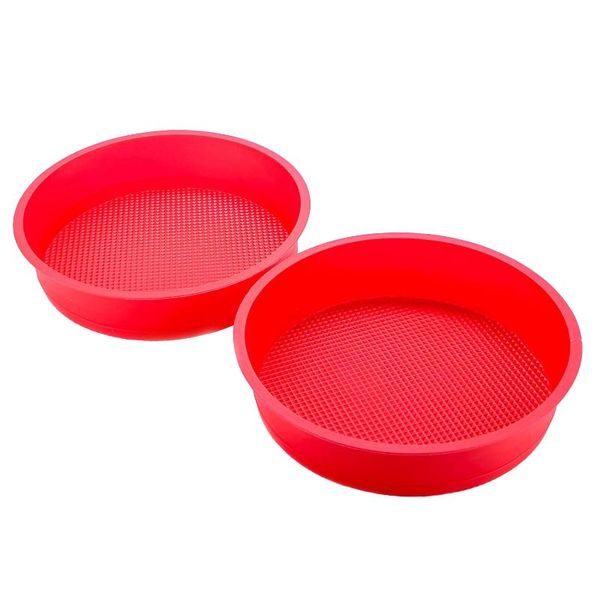 cake tools silicone mould bakeware 9 inch round mold pan form baking (24.5*5.8cm), set of 2
cake tools silicone mould bakeware 9 inch round mold pan form baking (24.5*5.8cm), set of 2
