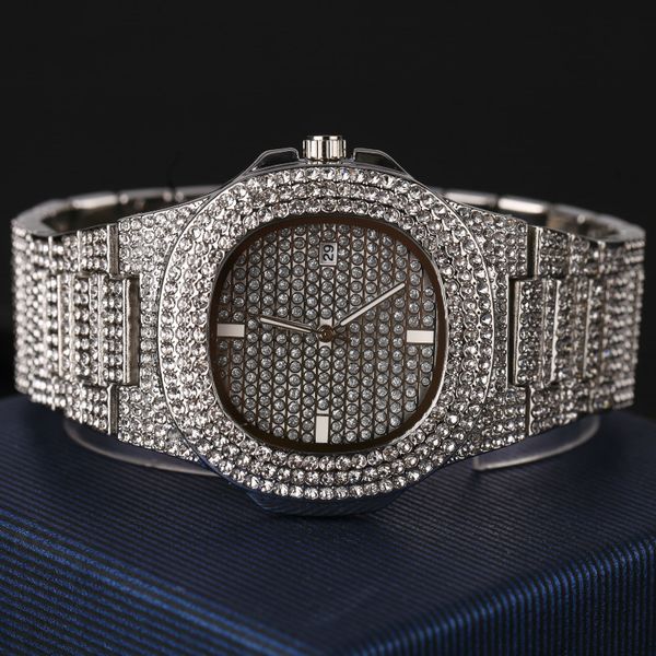 designer watch brand table luxury hiphop hip hop diamond studded boys rap street personality quartz, Slivery;brown
designer watch brand table luxury hiphop hip hop diamond studded boys rap street personality quartz, Slivery;brown