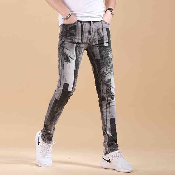 men's jeans erkek jean pantolon mens summer thin slim feet fashion printing smoke gray casual designer pantalones vaqueros m4f9, Blue
men's jeans erkek jean pantolon mens summer thin slim feet fashion printing smoke gray casual designer pantalones vaqueros m4f9, Blue