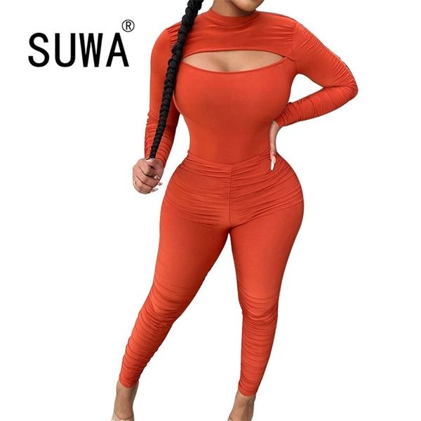 est women sets clothes o-neck long sleeve hollow out tees high waist bodycon pencil pants tracksuits party club outfits 210525, White
est women sets clothes o-neck long sleeve hollow out tees high waist bodycon pencil pants tracksuits party club outfits 210525, White