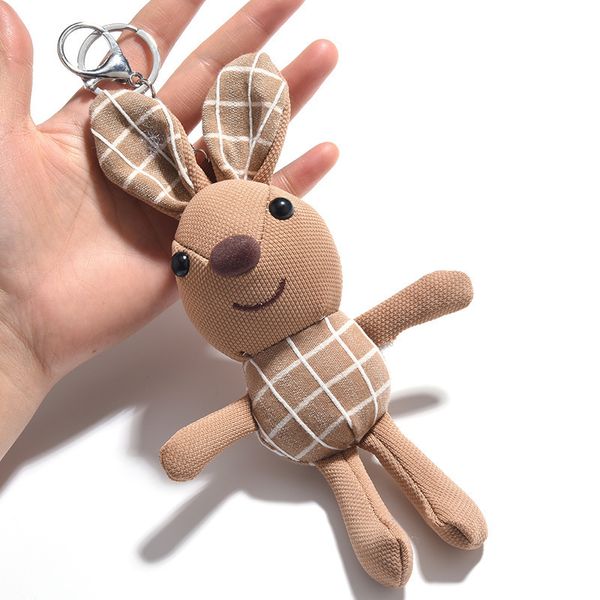 2021 fashion keychain new cotton cartoon rabbit lovers schoolbag pendant creative car key chain gift, Silver
2021 fashion keychain new cotton cartoon rabbit lovers schoolbag pendant creative car key chain gift, Silver