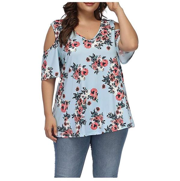 women's t-shirt large flower print tshirts epaules nues femme sweet round neckshort sleeve off shoulder tunic casual 2021, White
women's t-shirt large flower print tshirts epaules nues femme sweet round neckshort sleeve off shoulder tunic casual 2021, White