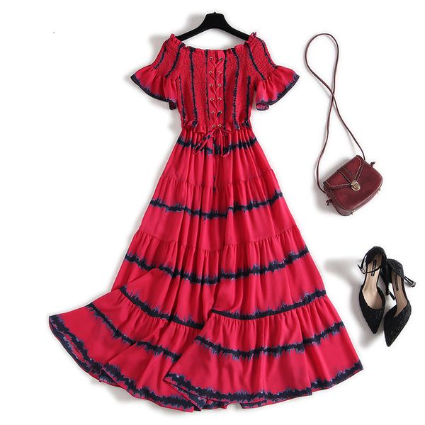 casual dresses summer short sleeve slash neck red contrast chiffon ribbon tie bow lace up panelled mid-calf dress elegant mhl171621 5ss5, Black;gray
casual dresses summer short sleeve slash neck red contrast chiffon ribbon tie bow lace up panelled mid-calf dress elegant mhl171621 5ss5, Black;gray