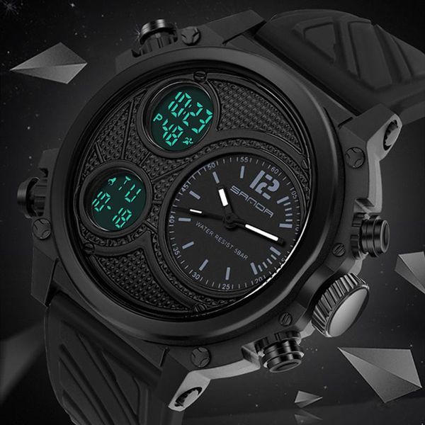 wristwatches double display sport digital watches for men fashion waterproof led electronic military male wristwatch relogio masculino, Slivery;brown
wristwatches double display sport digital watches for men fashion waterproof led electronic military male wristwatch relogio masculino, Slivery;brown
