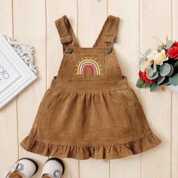 girl's dresses 2021 0-3y toddler girls round collar dress summer baby sleeveless rainbow printing solid color corduroy one-piece, Red;yellow
girl's dresses 2021 0-3y toddler girls round collar dress summer baby sleeveless rainbow printing solid color corduroy one-piece, Red;yellow