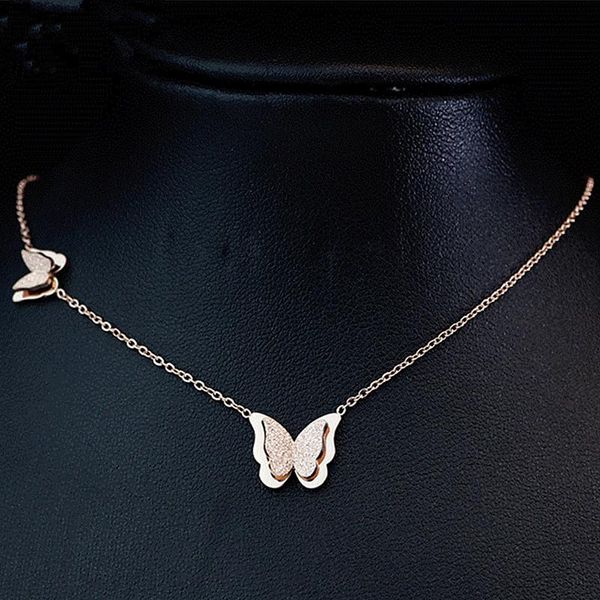 wholesale charm women 3d double butterflies chokers necklace 3 colors stainless steel jewelry gift ne434g, Golden;silver
wholesale charm women 3d double butterflies chokers necklace 3 colors stainless steel jewelry gift ne434g, Golden;silver