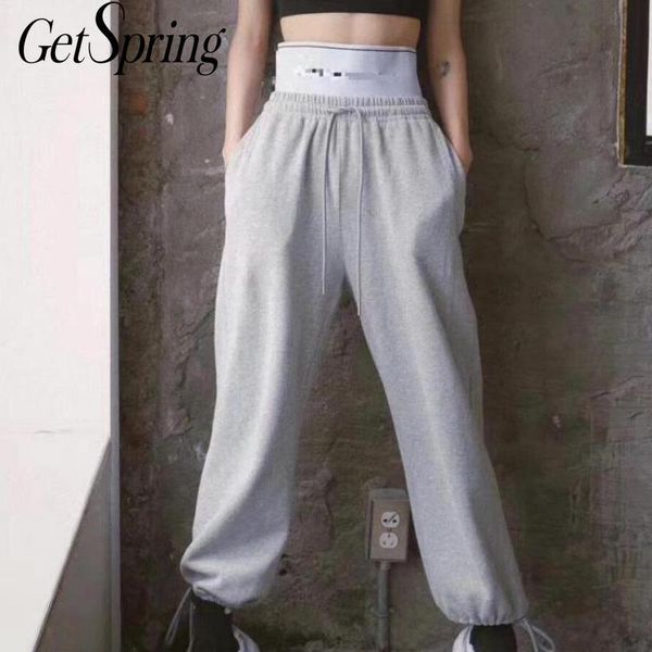 getspring women pants capris patchwork drawstring baggy casual high waist tracksuit autumn trousers women's &, Black;white
getspring women pants capris patchwork drawstring baggy casual high waist tracksuit autumn trousers women's &, Black;white