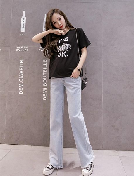 women's jeans 2021 maternity denim summer cotton thin wide-leg pants loose belly lift casual and comfortable, Blue
women's jeans 2021 maternity denim summer cotton thin wide-leg pants loose belly lift casual and comfortable, Blue