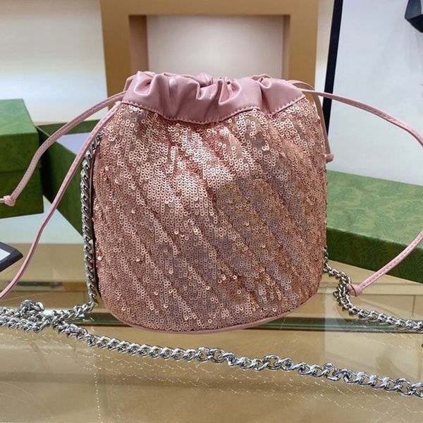 small bucket women chain shoulder bag hand bags fashion sequin series beaded shimmer string plain lady purse pkb
small bucket women chain shoulder bag hand bags fashion sequin series beaded shimmer string plain lady purse pkb