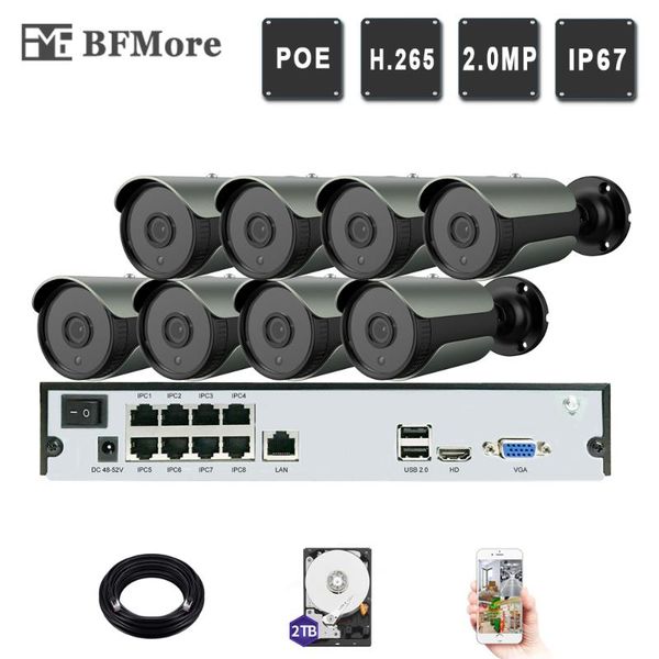 bfmore 8ch 1080p poe kit h.265+ h.265 grey system cctv security nvr 2.0mp waterproof ip camera set outdoor surveillance aeeye2.0 systems
bfmore 8ch 1080p poe kit h.265+ h.265 grey system cctv security nvr 2.0mp waterproof ip camera set outdoor surveillance aeeye2.0 systems