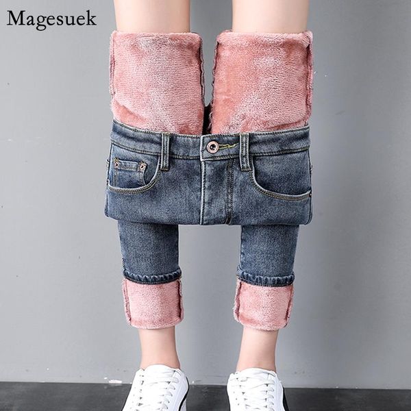 thicken warm winter jeans women korean vintage slim skinny woman high waist pants trousers for outer wear 11993 women's, Blue
thicken warm winter jeans women korean vintage slim skinny woman high waist pants trousers for outer wear 11993 women's, Blue