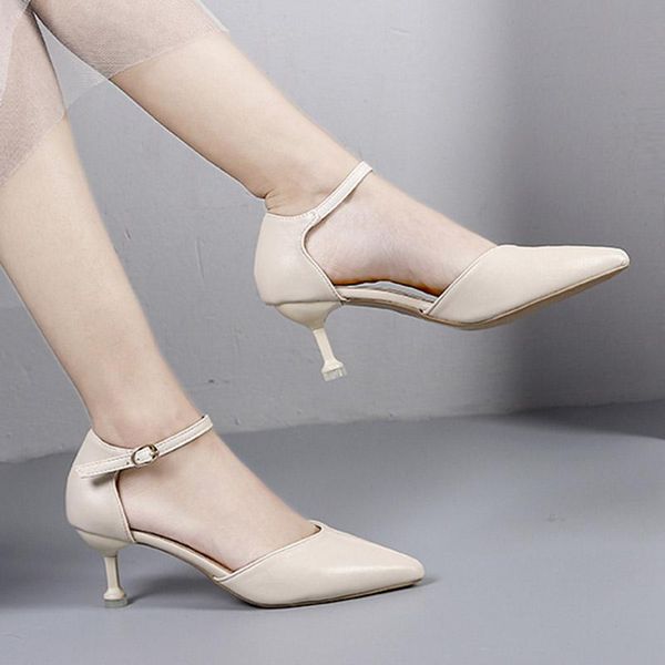 summer women sandals ankle strap dress shoes pointed toe pumps black medium heels office lady zapatos mujer 809c
summer women sandals ankle strap dress shoes pointed toe pumps black medium heels office lady zapatos mujer 809c