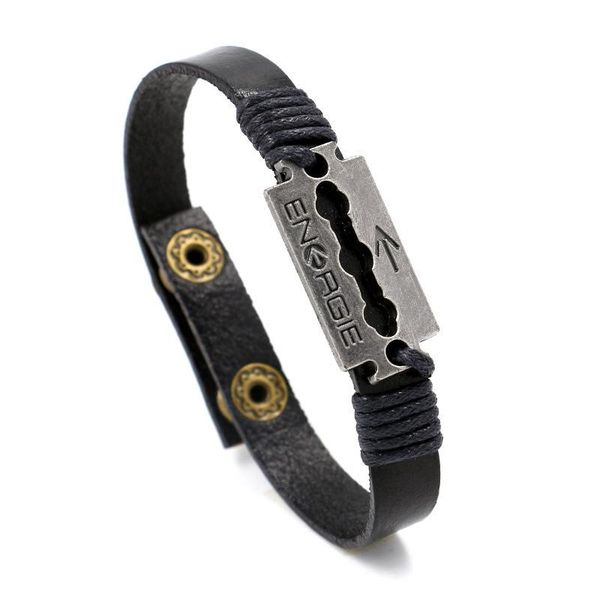 charm bracelets metal letter genuine leather bracelet for women men jewelry fashion multilayer bohemian wide & bangles, Golden;silver
charm bracelets metal letter genuine leather bracelet for women men jewelry fashion multilayer bohemian wide & bangles, Golden;silver