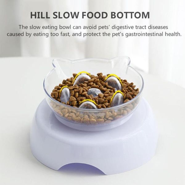 cat slow eating bowl transparent removable pet feeding with pp sturdy base water feeder for spine protection 18*9.5*5.5cm bowls & feeders
cat slow eating bowl transparent removable pet feeding with pp sturdy base water feeder for spine protection 18*9.5*5.5cm bowls & feeders