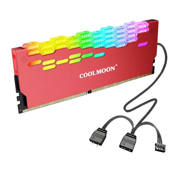 fans & coolings coolmoon ra-2 memory heat sink, 3pinx2+4pinx1 5v shenguang sync argb deskmodule cooling vest
fans & coolings coolmoon ra-2 memory heat sink, 3pinx2+4pinx1 5v shenguang sync argb deskmodule cooling vest